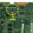 مادربرد لپ تاپ ایسوس X555LP_I3-5010U_Rev 1.1 EDP-30Pin Ram-4GB-VGA-2GB گرافیک دار