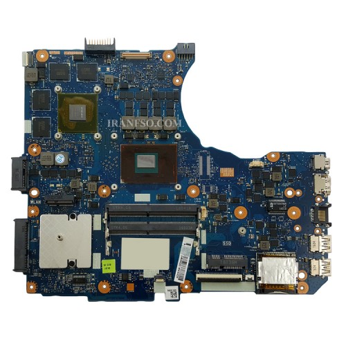 مادربرد لپ تاپ ایسوس N551VW CPU-I7-6700HQ_VGA-2GB گرافیک دار-Chip حرارت دیده