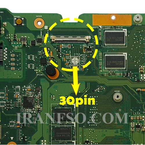 مادربرد لپ تاپ ایسوس X555LD CPU-I5-5_Rev 3.3_30Pin_Ram-4GB_VGA-2GB گرافیک دار