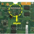 مادربرد لپ تاپ ایسوس X555LP CPU-I5-5200U_Rev 1.1_40Pin 4GB-2GB گرافیک دار