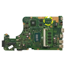 مادربرد لپ تاپ ایسوس X555LD CPU-I7-4_Rev 3.1_30Pin_Ram-4GB_VGA-2GB گرافیک دار