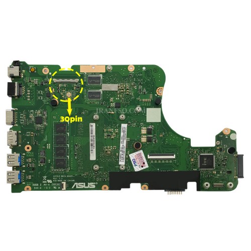 مادربرد لپ تاپ ایسوس X555LD CPU-I7-5_Rev 3.3_30Pin_Ram-4GB_VGA-2GB گرافیک دار