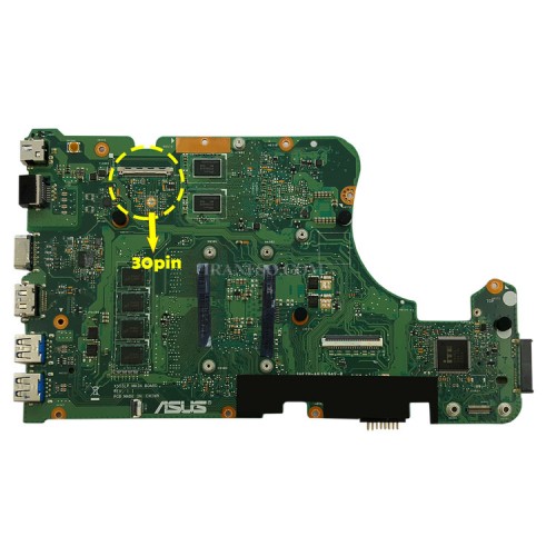 مادربرد لپ تاپ ایسوس X555LD CPU-I7-5_Rev 1.1 EDP-30Pin 4GB-2GB گرافیک دار