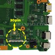 مادربرد لپ تاپ ایسوس X555LD-A555-K555-X554L_CPU-I7-5_Rev 3.6_LED-30Pin_4GB-2GB گرافیک دار