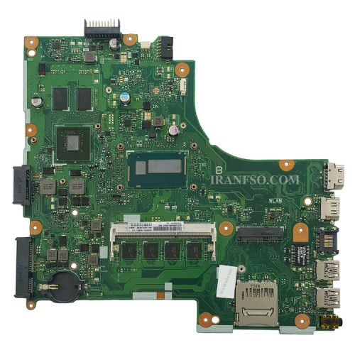 مادربرد لپ تاپ ایسوس X450LD CPU-I7-4 EDP_4GB-1GB گرافیک دار