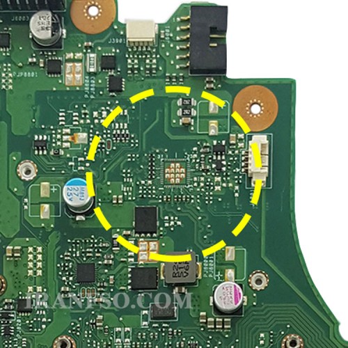 مادربرد لپ تاپ ایسوس X450LD CPU-I7-4 EDP_4GB-1GB گرافیک دار