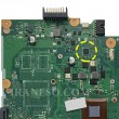 مادربرد لپ تاپ ایسوس X450EP CPU-E1-2100_Rev 2.0_LED-40Pin_Ram 2GB بدون گرافیک