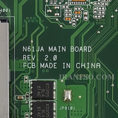 مادربرد لپ تاپ ایسوس N61JA HM55-2003 VGA-1GB گرافیک دار