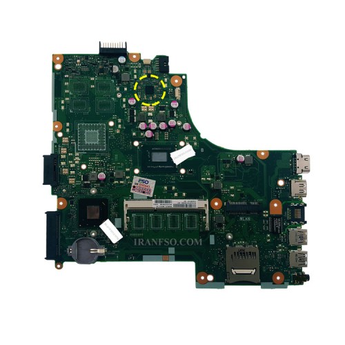 مادربرد لپ تاپ ایسوس X450CC CPU-Celeron_40Pin گرافیک اینتلی-مشابه X450EP