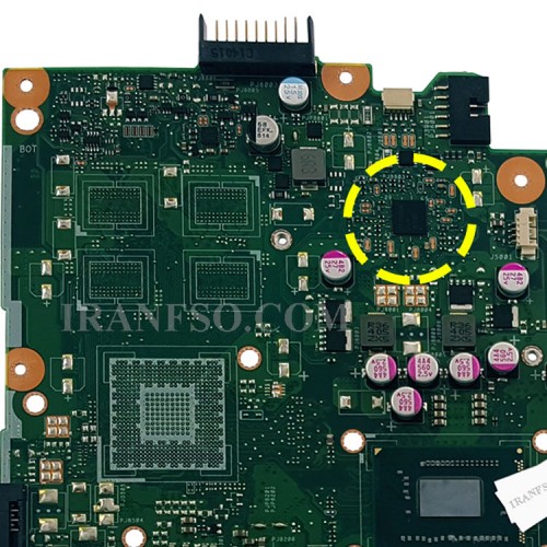 مادربرد لپ تاپ ایسوس X450CC CPU-Celeron_40Pin گرافیک اینتلی-مشابه X450EP
