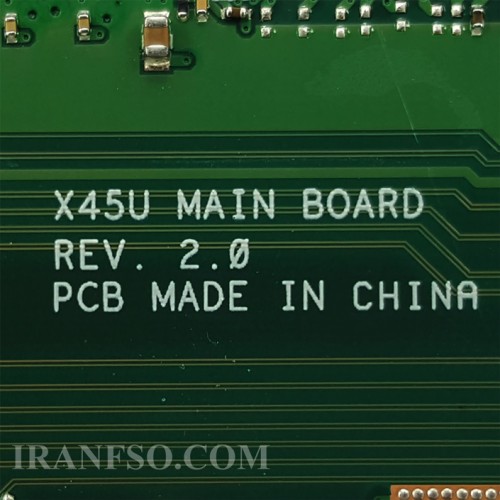 مادربرد لپ تاپ ایسوس X45U CPU-AMD E2-1800 بدون گرافیک