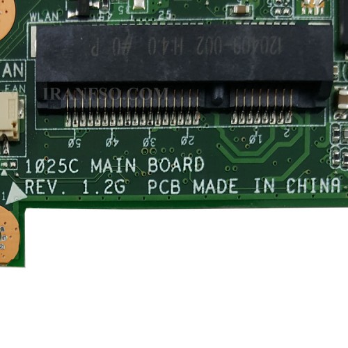 مادربرد لپ تاپ ایسوس EeePC 1025C CPU-Intel Atom N2800_SR0DA گرافیک اینتلی