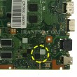 مادربرد لپ تاپ ایسوس X455LD-X455LJ CPU-I7-5_LED-40Pin_Ram-4GB_VGA-2GB گرافیک دار