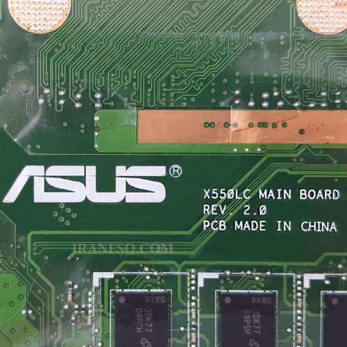 مادربرد لپ تاپ ایسوس X550LC CPU-I5-4 LED-30Pin Ram-2GB_VGA-2GB گرافیک دار