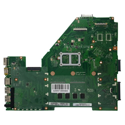 مادربرد لپ تاپ ایسوس X550WE-X550WAK CPU-AMD-E1-6010_LED-40Pin_Ram-4GB بدون گرافیک