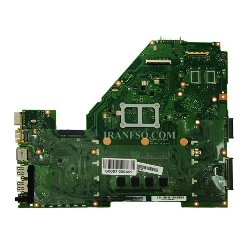 مادربرد لپ تاپ ایسوس X550WE-X550WAK CPU-AMD-E1-2100_LED-30Pin_Ram-4GB بدون گرافیک