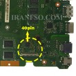 مادربرد لپ تاپ ایسوس X555LD-A555-K555-X554L_CPU-I7-4_REV 3.3_LED-40Pin_Ram-4GB_VGA-2GB گرافیک دار