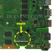 مادربرد لپ تاپ ایسوس X555LP CPU-I5-5_Rev 1.1_40Pin 4GB-1GB گرافیک دار