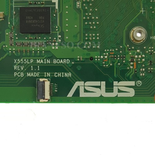 مادربرد لپ تاپ ایسوس X555LP CPU-I5-5_Rev 1.1_40Pin 4GB-1GB گرافیک دار