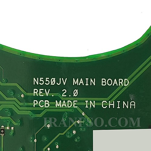مادربرد لپ تاپ ایسوس N550JV CPU-I5-4_VGA-2GB گرافیک دار