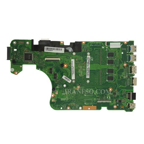 مادربرد لپ تاپ ایسوس X555QG_CPU-A12-9720 Rev2.0 Ram-4GB بدون گرافیک