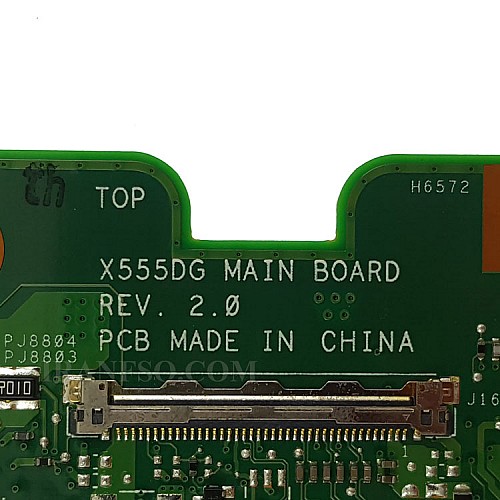 مادربرد لپ تاپ ایسوس X555DG-A555-K555_CPU-A10-8700_Rev 2.0 EDP Ram-4GB بدون گرافیک