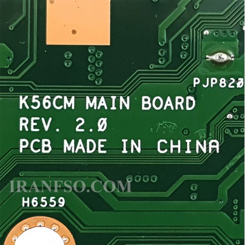 مادربرد لپ تاپ ایسوس K56CM-S550C-S56C CPU-I7-3_VGA-2GB گرافیک دار-غیرتاچ