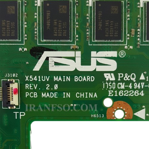 مادربرد لپ تاپ ایسوس K541_VivoBook X541UV_CPU-I3-6_Ram-4GB_VGA-2GB گرافیک دار