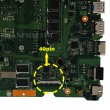 مادربرد لپ تاپ ایسوس X555LD-A555-K555-X554L CPU-I5-4_Rev 3.3_LVDS-40Pin 4GB-2GB گرافیک دار