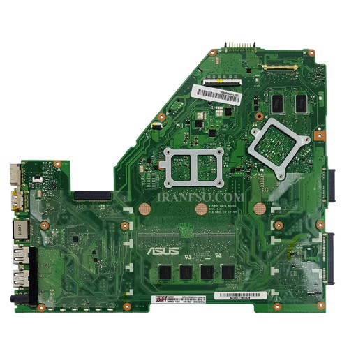 مادربرد لپ تاپ ایسوس X550WE-X550WAK_CPU-A4-6210_LED-40Pin_VGA-1GB گرافیک دار