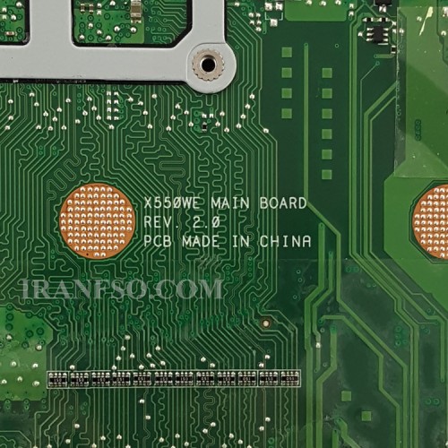 مادربرد لپ تاپ ایسوس X550WE-X550WAK_CPU-A4-6210_LED-40Pin_VGA-1GB گرافیک دار