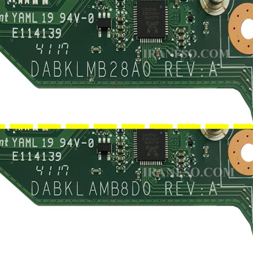 مادربرد لپ تاپ ایسوس FX63V-FX503VM_GL503VM-GL503VD I7-7_DABKLMB28A0_DABKLAMB8D0_4GB گرافیک دار