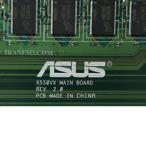 مادربرد لپ تاپ ایسوس X550VX-K550V CPU-I7-6_GPU-GTX950M_8GB-2GB گرافیک دار-تعمیری
