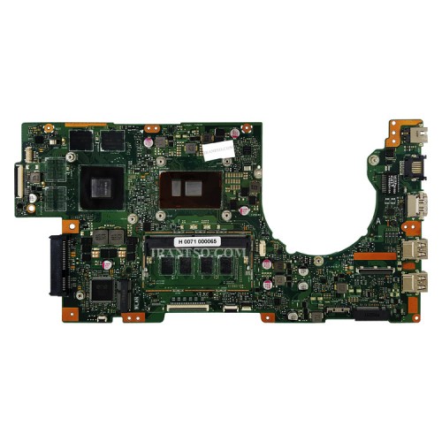 مادربرد لپ تاپ ایسوس K501UW-V502 CPU-I5-6200U_Ram-DDR4-8GB_VGA-2GB گرافیک دار
