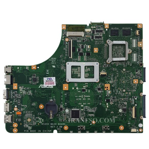 مادربرد لپ تاپ ایسوس K53SV-A53-X53 HM65_VGA-2GB_USB3 گرافیک دار-تعمیری