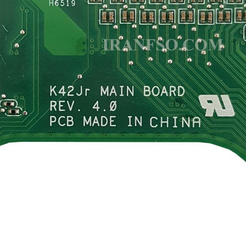 مادربرد لپ تاپ ایسوس K42JR-A42-X42J_Rev 3.0_Rev 4.0_Rev 4.1_VGA-512MB گرافیک دار-تعمیری
