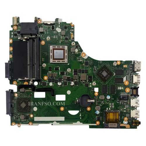 مادربرد لپ تاپ ایسوس X550ZE-K550ZE-K550Z_CPU-A10-7400P 40Pin_VGA-2GB گرافیک دار-تعمیری