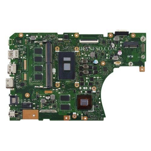 مادربرد لپ تاپ ایسوس VivoBook X556UV-K556U-F556 CPU-I7-6500_Rev3.1_PM2GM Ram-8GB