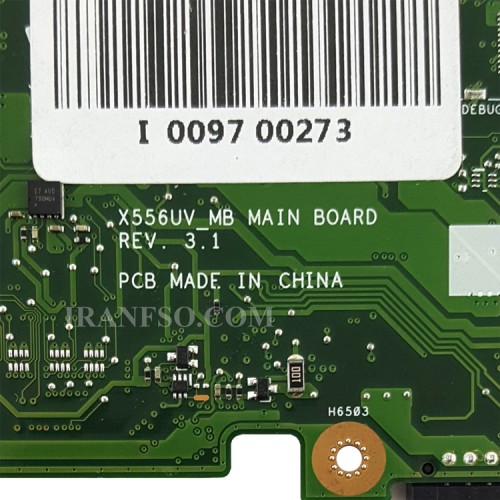 مادربرد لپ تاپ ایسوس VivoBook X556UV-K556U-F556 CPU-I7-6500_Rev3.1_PM2GM Ram-8GB