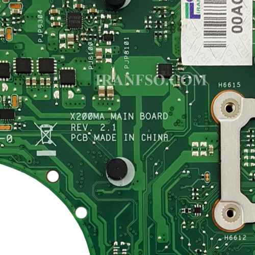 مادربرد لپ تاپ ایسوس X200MA CPU-Celeron-N2840_LED-30Pin_RAM-2GB گرافیک اینتلی