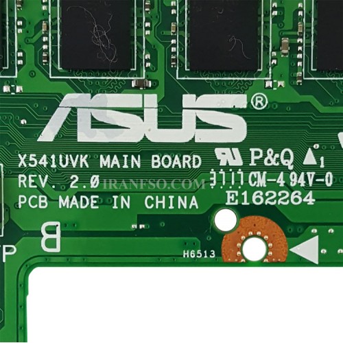 مادربرد لپ تاپ ایسوس X541UVK-K541_CPU-I5-7_Ram-8GB_VGA-2GB گرافیک دار