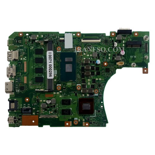 مادربرد لپ تاپ ایسوس VivoBook X556UV-K556U-F556 CPU-I5-7_Rev3.1 8GB-2GB گرافیک دار