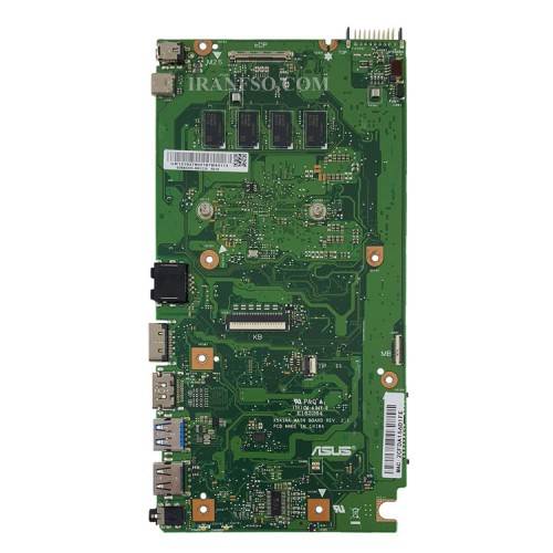 مادربرد لپ تاپ ایسوس X541NA-K541NA-K541_CPU-Pentium_Ram-4GB گرافیک اینتلی