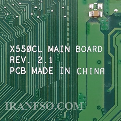 مادربرد لپ تاپ ایسوس X550CL-X550CC-P550C_CPU-I7-3537U_40Pin 4GB-1GB گرافیک دار-مشابه X550EP