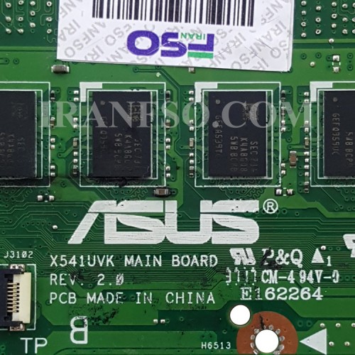 مادربرد لپ تاپ ایسوس X541UVK-K541_CPU-I7-6_Ram-8GB_VGA-2GB گرافیک دار-تعمیری