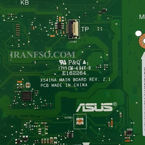 مادربرد لپ تاپ ایسوس X541NA-K541NA-K541_CPU-Celeron_Ram-4GB گرافیک اینتلی