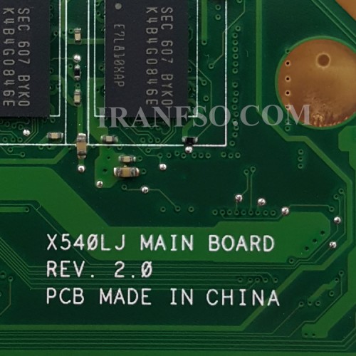 مادربرد لپ تاپ ایسوس X540LJ CPU-I5-5200U_Ram-4GB_VGA-2GB گرافیک دار