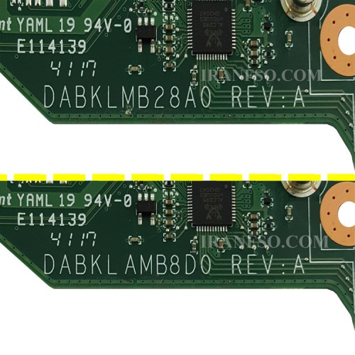 مادربرد لپ تاپ ایسوس FX63V-FX503VM_GL503VM-GL503VD I7-7_DABKLMB28A0_DABKLAMB8D0_4GB گرافیک دار-تعمیری