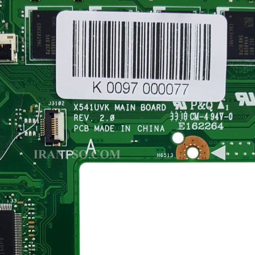 مادربرد لپ تاپ ایسوس X541UVK-K541_CPU-I5-7_Ram-8GB_VGA-1GB گرافیک دار