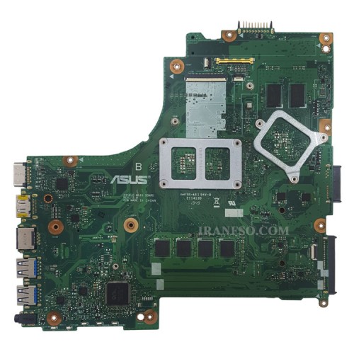 مادربرد لپ تاپ ایسوس X450LD CPU-I5-4_LED-40Pin_Ram-4GB_VGA-2GB گرافیک دار-تعمیری